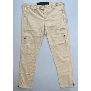 Joe's Jeans Cotton Zip Pocket Cargo Pants w/ Waist Adjusters. Women's 28, GUC!!